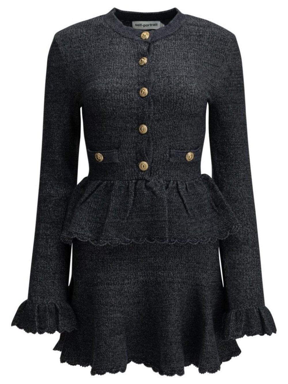 Self-Portrait Short Knit Dress Tag Size XS Women
